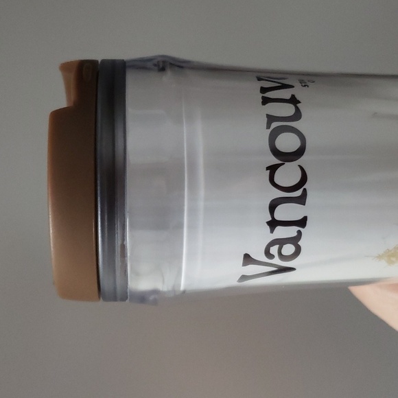 Starbucks 2009 12 oz YOU ARE HERE Vancouver traveller mug thermos hot drink - Picture 3 of 9